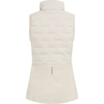 Odlo Damen Zeroweight Insulator Vest - Leichte Laufweste Grau Für Outdoor Sport