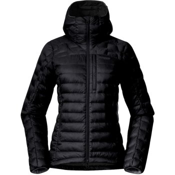 Bergans Magma LightDown Jacket Women w/Hood - black | BIKE24