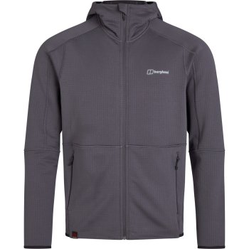 Berghaus Vanth Hooded Fleece Jacket Men - Grey Pinstripe | BIKE24