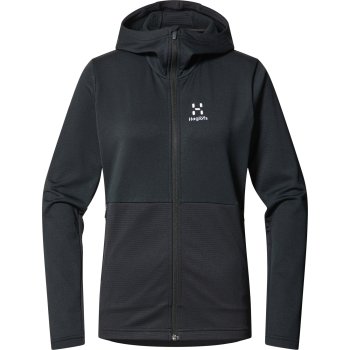Haglöfs Lark Mid Hood Jacket Women - true black 2C5 | BIKE24