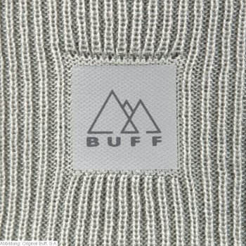 - | Light Grey Solid Crossknit Buff® Strickmütze BIKE24