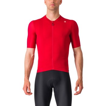 Castelli Espresso Jersey Men - rich red/deep bordeaux 645 | BIKE24