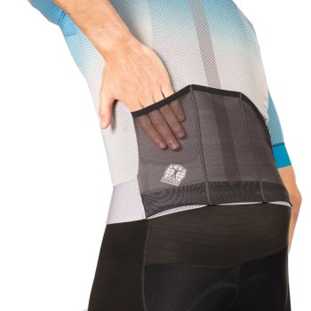 Bioracer Speedwear Cooling Jersey Men - grey/azure | BIKE24