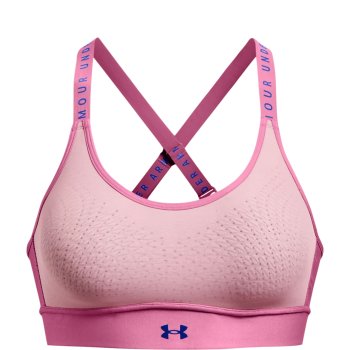 Under Armour Infinity High Bra Pink Punk/Versa Blue XS (US 0-2) at   Women's Clothing store