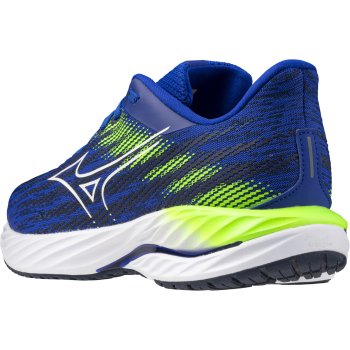 Mizuno Wave Inspire 21 Laufschuhe Herren Reflex Blue Citadel White Green Gecko