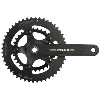 Praxis Works Alba Crankset - 48/32 - 10/11-speed - Black - Special