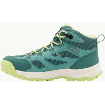 Jack Wolfskin Vojo Tour Texapore Mid Hiking Shoes Kids - jade