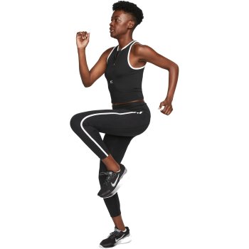 Nike Air Fast Dri-FIT Mid-Rise 7/8 Tights Women - black/black/white