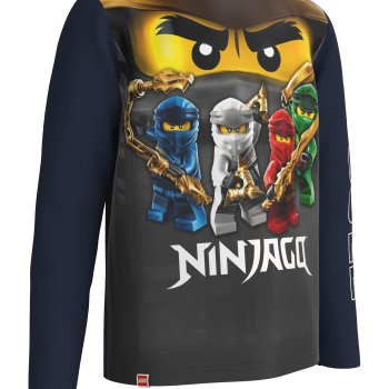 NAME IT Maglia A Maniche Lunghe Per Bambino Con Ragno - NMMAKO Spider LS NREG Top, Blu Scuro (Dark Sapphire) - 3