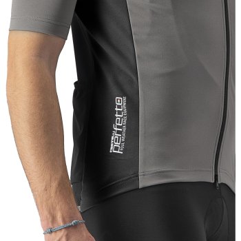 Castelli Perfetto RoS 2 Wind Jersey - nickel grey 064 | BIKE24