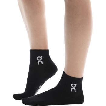 On Logo Socke Mid 3er-Pack Unisex - Schwarz | BIKE24