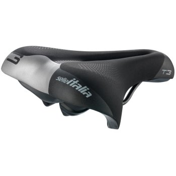Sella Bici Selle Italia S3 Flow - Per City Bike, Foro Anatomico, Inserti Riflettenti - Foto 10