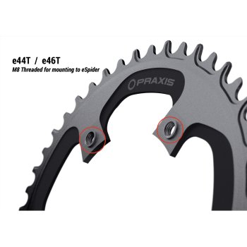 パーツ PRAXIS BUZZ Road 110 BCD 50/34T Praxis Works Buzz Road Chainrings - Power Meter City