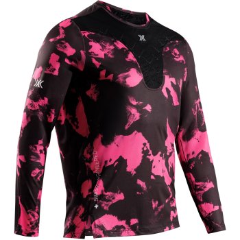 【HI FI FNK】Gradation Longsleeve longsleeve fire flower pink