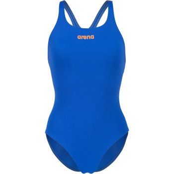arena Performance Solid Team Swim Pro Badpak Vrouwen - Neon Blue/Team ...