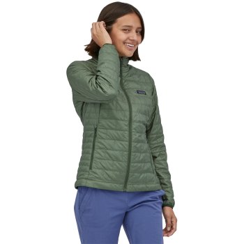 patagonia nano puff jacket hemlock green