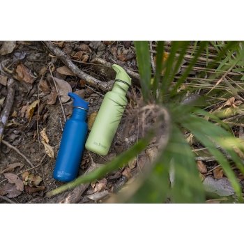 Klean Kanteen Classic Water Bottle 800ml - Stainless Steel With Sport Cap, Sea Spray Color
