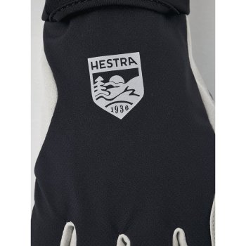 Hestra Tactility Pull Over - 5 Finger Guanti - black/light grey - BIKE24