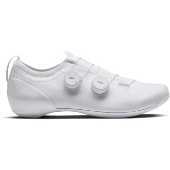 Rapha Pro Team Powerweave Road Shoes - white alyssum/micro chip