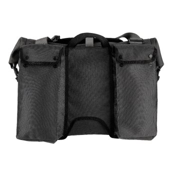 Brompton Borough Roll Top Bike Bag - 28L - dark grey | BIKE24