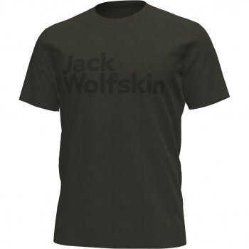 moss Jack Wolfskin | island T-Shirt BIKE24 Logo Essential -