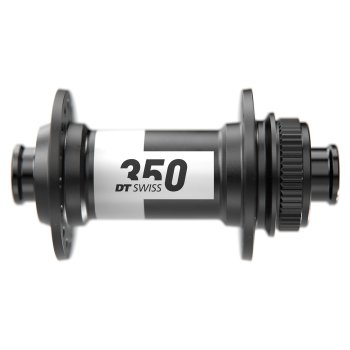 Moyeux Avant DT Swiss 350 Straight Pull – 100x12mm – 24 Trous – Centre-Lock – Noir