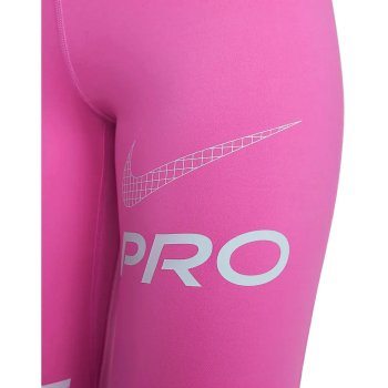 Nike Pro Dri-FIT Graphic Mid-Rise Tights Women - active fuchsia/ocean bliss  DX0080-623