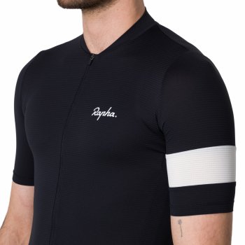 Rapha KING OF PAINサイクルジャージ X-LARGE 黒 メンズ トレイル ¾ スリーブ ジャージ | Rapha