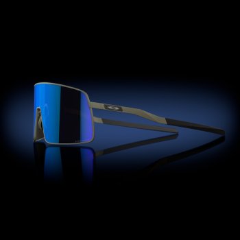 Oakley Sutro TI Glasses - Satin Lead/Prizm Sapphire - OO6013-0436