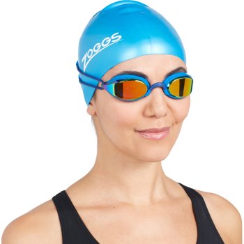 Gafas De Natación Zoggs Podium Mirror - Adultos Unisex Con Lentes Espejo