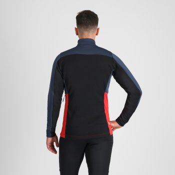 Sportful Engadin Jacket Men - 456 Galaxy Blue/Tango Red | BIKE24