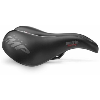 Sella Per Bici SMP TRK Martin Touring Gel Large - Nera, Imbottita In Gel, Per City Bike E Bici Elettriche
