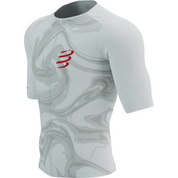 Compressport Tri Postural Aero Short Sleeve Top Men - white
