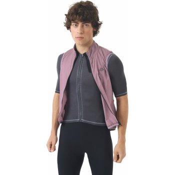 Café du Cycliste Edith Gilet Men - cold dye/mineral pink | BIKE24