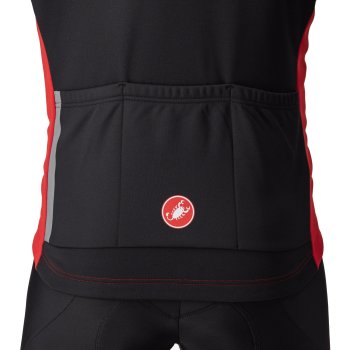 Castelli Entrata Jacket Men - red/black light black 023 | BIKE24