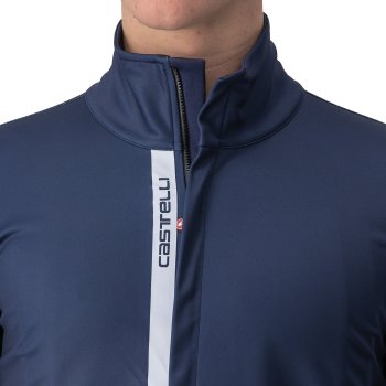 CASTELLI 4523508-424 ENTRATA JACKET Jacket Unisex BELGIAN BLUE/SILVER Größe L