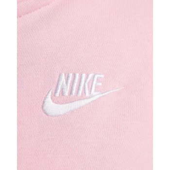 Nike Sportswear Club Fleece Women's Full-Zip Hoodie - med soft pink ...