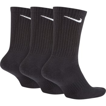 Nike Everyday Cushion Crew Training Socks (3 Pair) - black/white SX7664-010