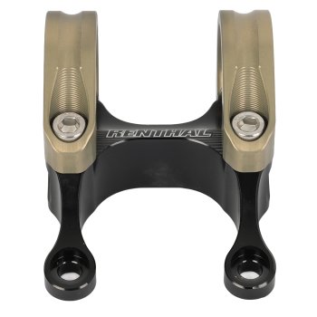 Renthal Integra II Direct Mount Stem - 31.8mm - 10mm Rise - gold