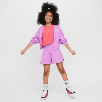 Nike Sportswear Full-Zip Hoody Kids - rush fuchsia/white FN8595