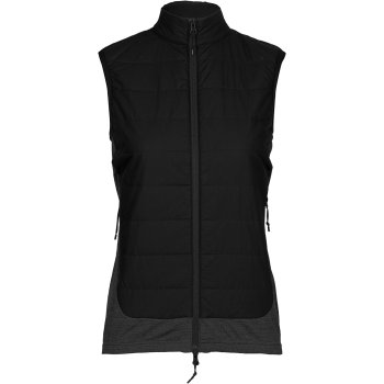 Icebreaker MerinoLoft™ Vest Women - Black/Jet Hthr