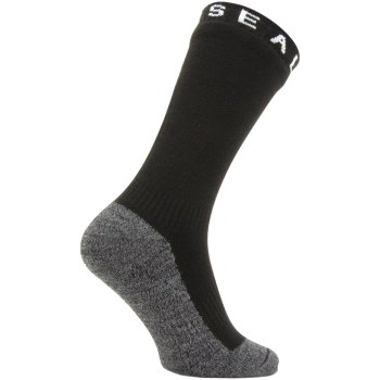 Sealskinz Calcetines Impermeables Para Clima Calido Negro/gris con