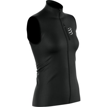 Compressport Hurricane Windproof Vest Women - black | BIKE24