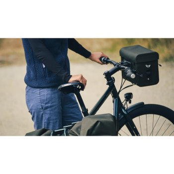 Brooks Ergonomic Leather Grip - 130/130 mm - black | BIKE24