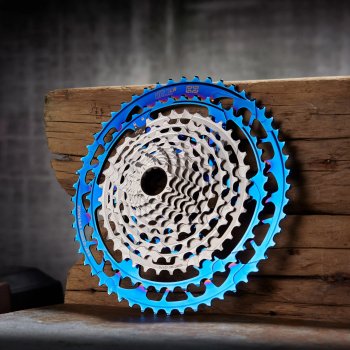 Helix Race Kassette 9–50 Zähne – 12-fach, Orange (Naranja), Für Rennrad & Mountainbike