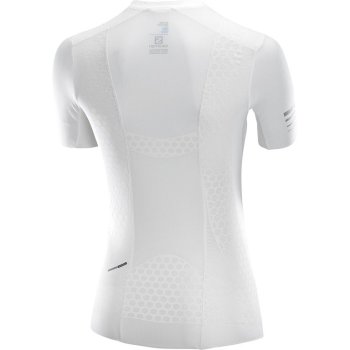 【SALOMON】 Scope Short Sleeve White SHORT TEE Women's Short Sleeve T-Shirt | Salomon