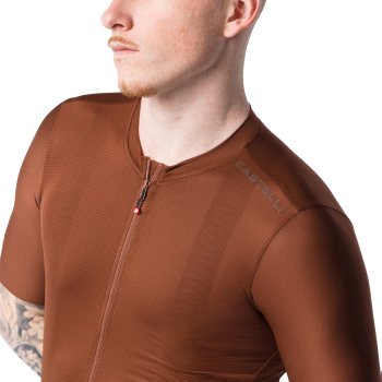 ウェア castelli ONEMORELAP SS JERSEY MEN'S Castelli Espresso 2 Jersey Men - deep mocha 227 | BIKE24