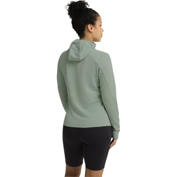 Jack Wolfskin Litestride Full Zip Hooded Jacket Women - green zinnia ...