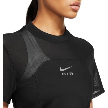 Nike Dri-FIT Air Short-Sleeve Running Top Women - black/black/white ...