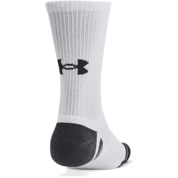 Under Armour Performance Tech Socks, Pack of 3, Mod Gray/White/Jet Gray at  John Lewis & Partners